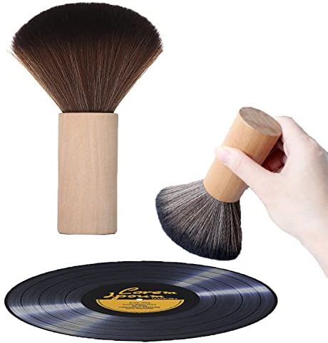 Turntable Vinyl Records Cleaner, Anti-Static Dust Cleaning Record Brush for Vinyl Albums LP CD Cartridge(1 Pcs)