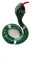 LARGE 60CM x 40CM GREEN INFLATABLE SNAKE TOY FOR POOL PARTIES, BIRTHDAYS, YARD DECORATION