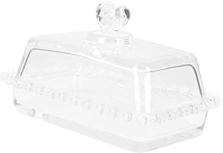 Amosfun Boîte à Gâteau Délicate Transparente Assiette à Gâteau Récipient à Pour Desserts Et Snacks Couvercle De Protection Facile à Nettoyer