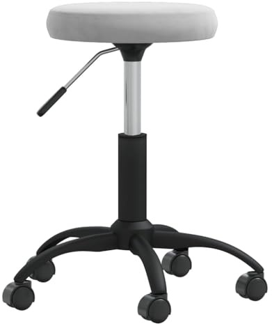 SKM Tabouret de Massage Velours Gris Clair,Santé & beauté,Hygiène personnelle,Massage & Relaxation,Fauteuils de Massage,Gris,3.95KG,3085738
