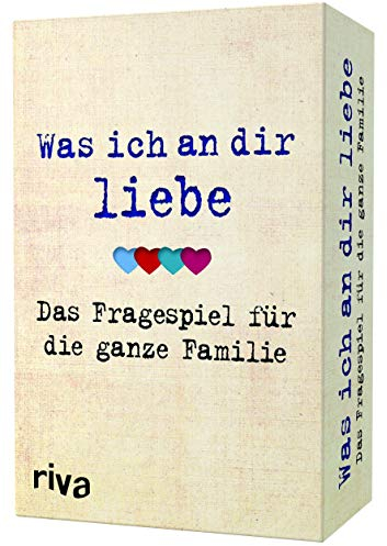 Was ich an dir liebe – Das Fragespiel für die ganze Familie: Liebevolle Fragen für unterhaltsame Momente. Das perfekte Geschenk zu Weihnachten, Geburtstag, Muttertag und Vatertag