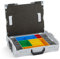 Sortierboxen für Kleinteile | L-BOXX 102 (grau) mit Insetboxenset H3 | Profi Werkzeugkoffer leer inkl. Sortimentskasten Einsätze