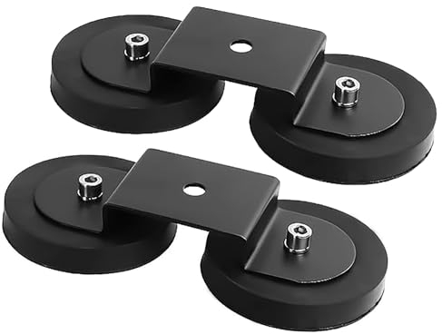 Willpower 2-teilige Magnetfuß-Montagehalterungen für LED Arbeitsscheinwerfer, Starker Saugnapf Magnethalter, Geeignet für Offroad Auto SUV LKW