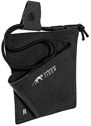 Tasmanian Tiger TT Internal Holster VL R Klettbares Kurzwaffen-Holster Pistolen-Holster für Klett-Flächen im Pistolenkoffer, Schwarz