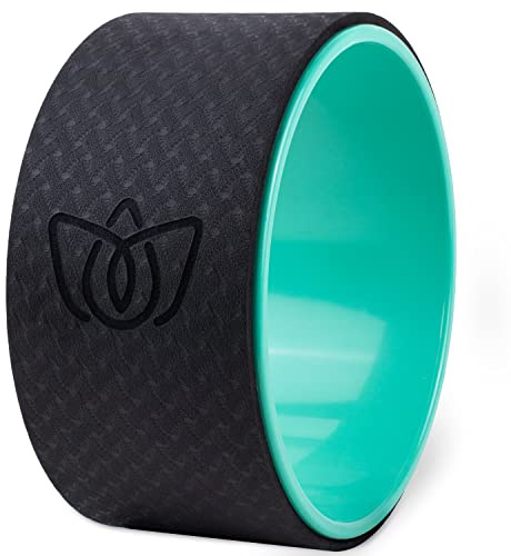 Florensi Yoga Wheel Set - Yoga Rückenrollen - Gepolstertes Yoga Rad Rückenschmerzlinderung Muskeltherapie Tiefengewebsmassage Myofasziale Entspannung - Für Flexibilität & Mobilität, Rücken Knacken