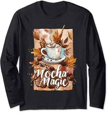 Tasse à café Moka Mama Mother Boho Floral Vintage Manche Longue