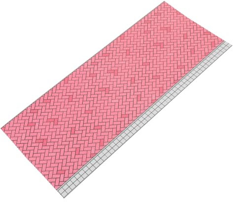 BESPORTBLE Miniatur-bodenornamente Material Kreativer Mini-bodenbelag Für DIY-mini-häuser Winzige Bodenfliesen-Modelle Für Heimwerkerarbeiten