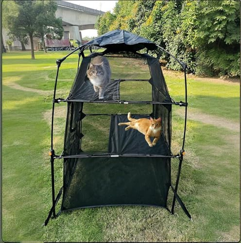 Cat Enclosure Play Tent for Indoor Outdoor for Rabbits Ferrets Puppy and Small Animals