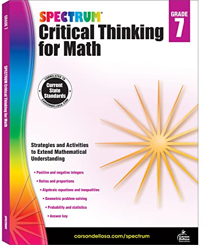Spectrum Critical Thinking for Math, Grade 7: Volume 49