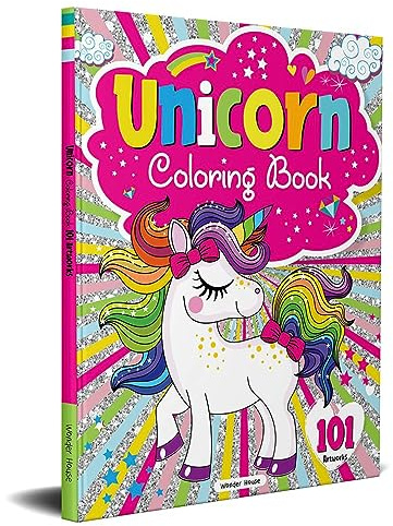 Unicorn Coloring Book - 101 Artworks: Colouring Book For Kids