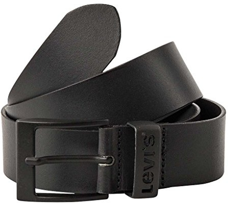 Levi's Unisex Ashland Metal Gürtel,Regular Black,80