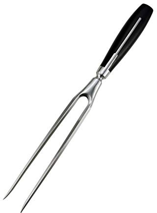 Kakamono Carving Fork, Meat Fork, 13 Inch Cooking Fork, Heavy Duty Stainless Steel BBQ Fork, Long Metal Chef Pro Kitchen Forks for Barbecue, Serving, Cooking, Grilling, Roasting