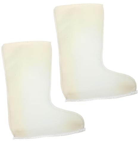 Uonlytech 1 Paire De Chaussettes De Botte De Pluie Doublure De Botte En Polaire Doublures Chaudes De Randonnée Chaussettes Longues En Polaire Thermique Confortables D'hiver Pour