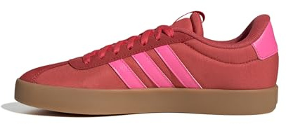 adidas Women's VL Court 3.0 Shoes, semi Lucid red/Lucid Pink/core White, 8.5 UK