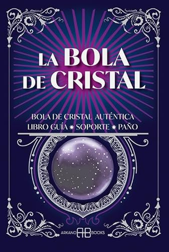 La bola de cristal: Bola de cristal auténtica, Libro guía,soporte y paño. (ARKANO BOOK)