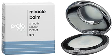 Proto-col - Miracle Balm, Collagen and Vitamin E Moisturiser for Lips, Skin and Face, Soothes Chapped Lips and Dry Skin, Fast Absorbing On The Go Vegan Relief with Hydrating Hyaluronic Acid (3ml)
