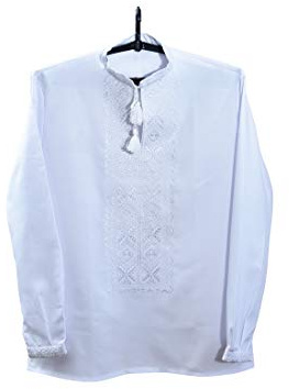 Sorochka Chemise à manches longues brodée ukrainienne pour homme, ethnique, nouveau patriotique traditionnel
