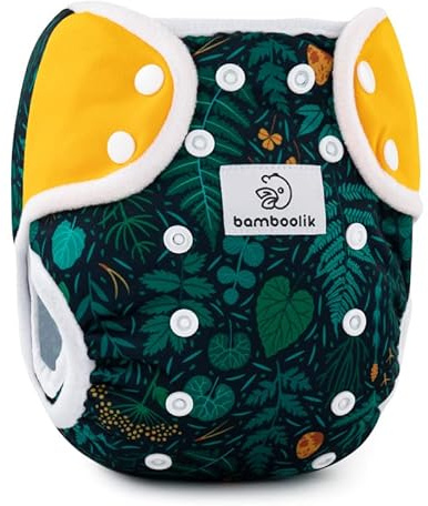 Bamboolik DUO | Sobrepantalones | Botones de presión | Nappy Liners | Lavable | Pañales ajustables | | Pañales reutilizables | Pañales de tela | Cubrepañales