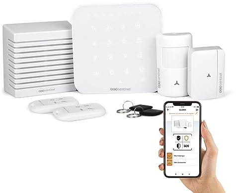 Alarme sans Fil connectée Wi-FI et GSM 4G - KitAlarm - SCS SENTINEL