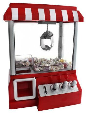 CKB LTD Candy Grabber Claw Machine Battery Operated Retro Party Kids Adults Arcade Game Novelty Sweets Dispenser