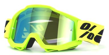OLYSPM Occhiali Motocross,Maschera Motocross con Cuscino in Spugna a Doppio Strato e Lenti con Protezione UV,Occhiali Moto Anti-appannamento per Ciclismo,Sci,Arrampicata
