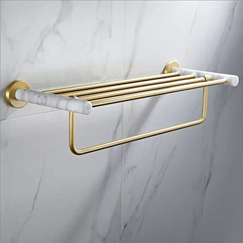 YYLIVING Divisorio per Il Bagno Accessori per Il Bagno Mensola angolare per Vasca da Bagno in Oro Spazzolato