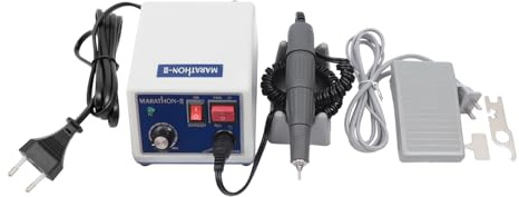 Micromotor de pulido Marathon para laboratorio dental, micromotor de laboratorio, micromotor eléctrico de 65 W, dos sistemas de control con regulación de velocidad continua, apto para corte y pulido