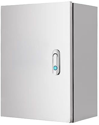 Scatola di Derivazione Elettrica in Acciaio Inox 304 con Coperchio，Scatola di Recinzione per Apparecchiature Elettriche Universali in Metallo Fissata al Muro，Scatola di Protezione della Distribuzion