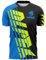 MTB Trikot,Herren Radtrikot Fahrradtrikot Kurze, Motocross | MX MTB Mountainbike,Shirt Downhill Fahrrad Jersey Schnelltrocknend (Blau,M)