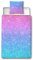 Yasida BettwäSche Bunt MäDchen BettwäSche 135 X 200 Aesthetic Muster Mit Weltraum Stern Kosmos Rosa Lila Mikrofaser 2-Teiliges 3D Kinder BettwäSche-Set 1 Bettbezug Mit 1 Kissenbezug 80x80cm