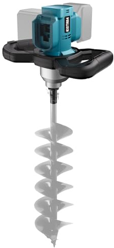 Tarière sans fil pour batterie Makita 18 V (sans batterie), perceuse électrique sans balais 1200 W, double connexion de batterie, convient pour tarière de 205 mm de diamètre (non incluse)