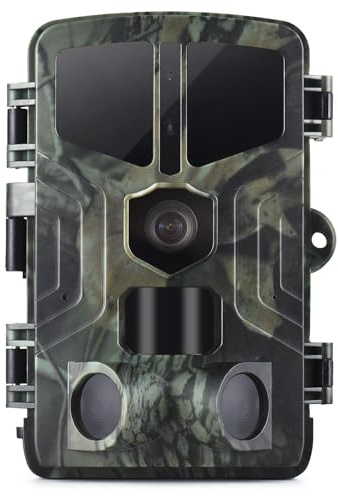 ERYUE Telecamera da Trail Impermeabile per Visione Notturna 4K 50MP per Il Monitoraggio della Fauna Selvatica, Caccia, Design Mimetico