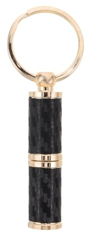 VINTORKY Ensemble d'outils pour cigares - Mini ouvre-trou rotatif - Coupe-cigares et perforateur portable, accessoire pour fumeurs - Porte-clés en métal pour les rassemblements en plein air