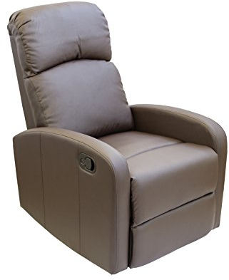 Astan Hogar Sillón Relax con Reclinación Manual, Tapizado en PU Anti-Cuarteo, Modelo Premium AH-AR30600CH