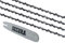 4 Chaînes à gouge carrée + guide adapté pour Husqvarna 41 | 45cm 0.325 72M 1,5mm