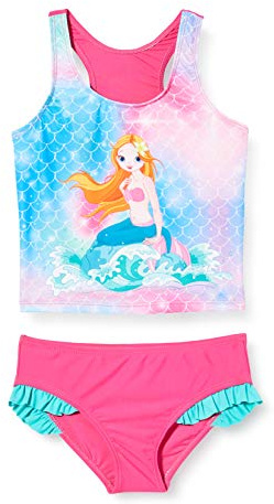 Playshoes Meerjungfrau Juego de Tankini, 18-Pink, 122/128 Unisex niños