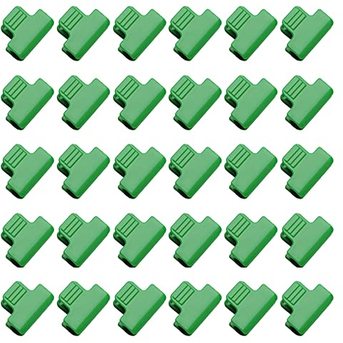 30 Stück Gewächshaus-Klemmen, 16 mm, Garten-Hoop-Clips, Pflanzenclips, Filmreihenabdeckung, Netz-Tunnel-Clips, Rahmen, Schattierung, Netzstab-Clip