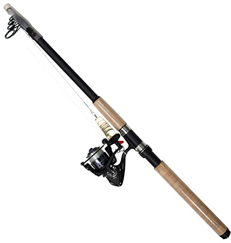 Hecht und Zander Angelset 270 – Ruten- & Rollen-Combo zum Spinnfischen – Komplettset für Raubfischangeln