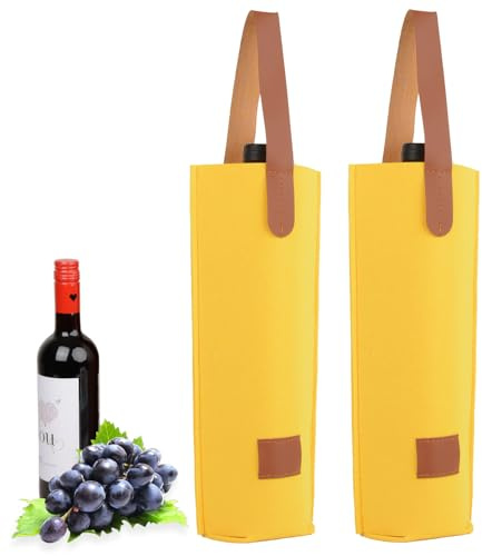 QUEXLAI vinväska, GUL, modern