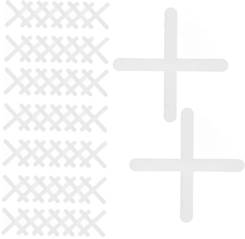 Mobestech 200pcs Tile Spacers for Ceramic Tiles Cross Shaped Leveling Spacers Grout Positioning Tool for Floor and Wall Tiling Projects