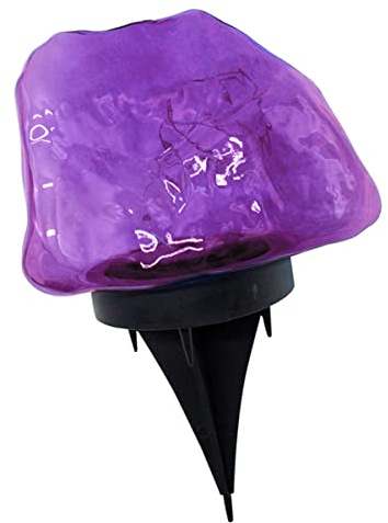 Didiseaon 1 Pieza Solar de Jardín de Piedra Enterrada para Exterior Iluminación LED para Patios para Césped