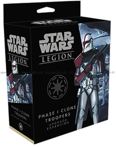 Atomic Mass Games, Star Wars Legion: Galactic Republic Expansions: Phase I Clone Trooper, Unit Expansion, Miniatures Game, Ages 14+, 2 Players, 90 Minutes Playing Time