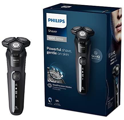 Philips Shaver Series 5000 - Rasoio elettrico da uomo a secco e a umido (modello S5588/20)