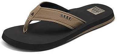 Reef Zehentrenner Sandale The Layback Black/Tan EU 46 (Man)