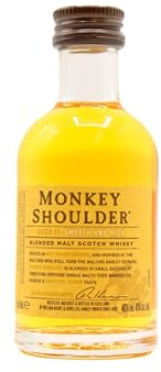 Monkey Shoulder - Blended Scotch Miniature - Whisky 5cl 40% ABV
