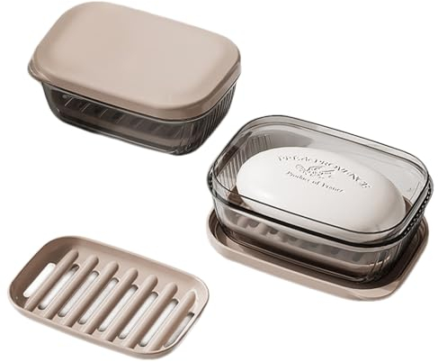 Travel Soap Case,Soap Holder,Soap Box with Lid Portable Soap Case,Sealed With Cover, Waterproof and Moisture-Proof for Traveling, Camping, Outdoor, Gym, Bathroom