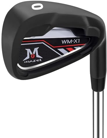 MAZEL Golf-Eisen für Herren, 1, 2, 3, 4, 5, 6, 7, 8, 9, P, S, Rechtshänder, Einzel-Golfschlägereisen, CNC-gefräste Oberfläche, präzise Richtungssteuerung