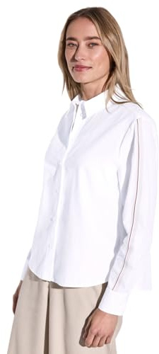 Street One A345633 Camisa con Detalle de Tapedetail, Blanco, 40 Mujeres