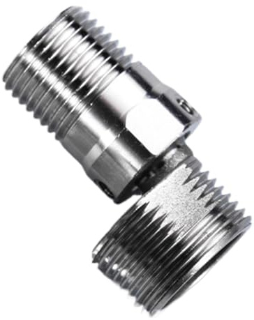 Adaptateur Angulaire Du Robinet De Douche Réglable, Connecteur De Douche Courbe D'angle - Un Pied Taché Sur L'attention Inclinée À Pied | Adaptateur D'accessoires De Douche Robuste Pour Le