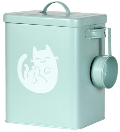 Contenedor Comida Perro - Contenedor Pienso | Caja Hermetica | Resistente A La Humedad Con Dispensador De Premios Y Pala | Contenidor Hermético De 6 Litros Para Conejos, Cocina, Despensa Y Hogar